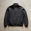 画像7: 【L】90s USA製 Russell Athletic ハーフジップ スウェット ブラック 黒無地■ビンテージ オールド アメリカ古着 トレーナー ラッセル (7)