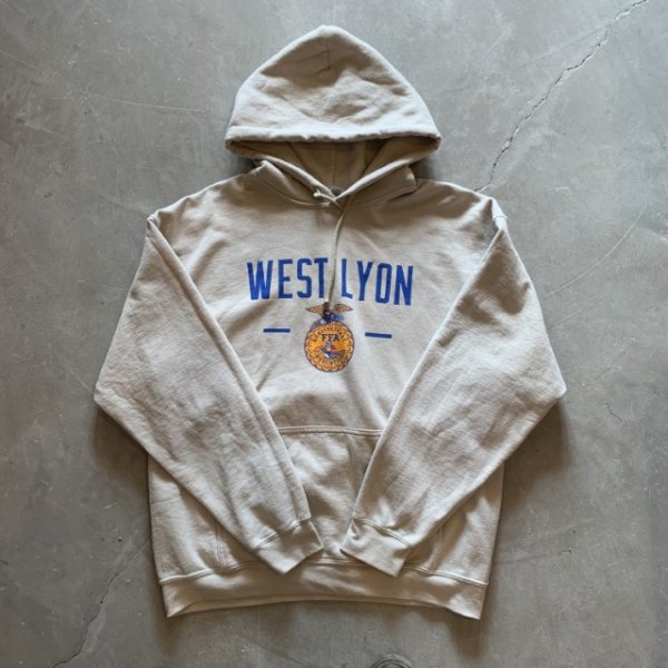 画像4: 【L】FFA 両面プリント スウェットパーカー ベージュ■アメリカ古着 トレーナー GILDAN ギルダン (4)