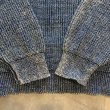 画像5: 【S/M or Ladies】UNKNOWN インディゴ コットンニット セーター 青無地■ビンテージ オールド アメリカ古着 90s レディース 短丈 (5)