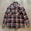 画像1: 【XL】90s BIGMAC/ST JOHN'S BAY 長袖ヘビーネルシャツ 白黒赤チェック■ビンテージ オールド レトロ アメリカ古着 ビッグマック (1)