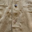 画像5: 【L/XL】40s BSA ボーイスカウト マチ付き チェンジボタン 長袖シャツ カーキ■ビンテージ オールド アメリカ古着 ビッグサイズ (5)