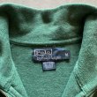 画像3: 【M/L】Polo Ralph Lauren ハーフジップ コットンニット セーター 緑■ビンテージ オールド アメリカ古着 ポロラルフローレン (3)