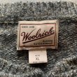 画像3: 【XL】USA製 Woolrich ヘンリーネック ウールセーター ニット ダークグレー■ビンテージ オールド アメリカ古着 90s ウールリッチ (3)