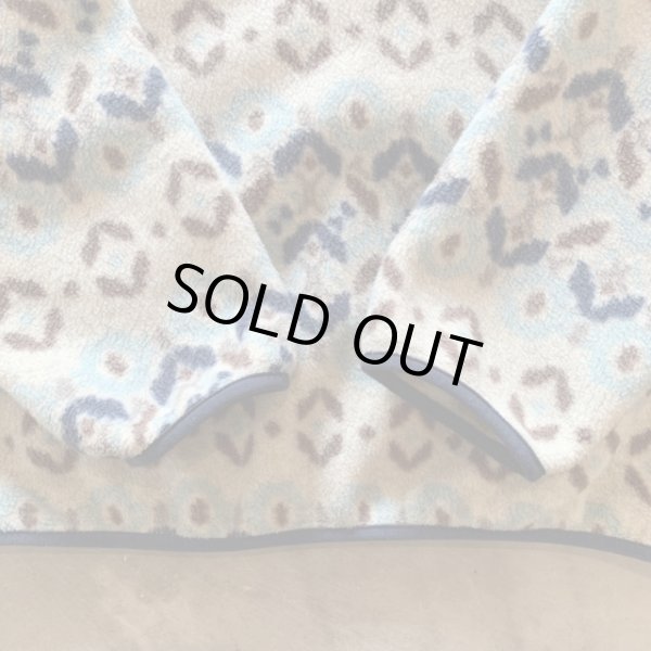 画像6: 【M/L】patagonia スナップT プルオーバー シンチラフリース 総柄■アメリカ古着 パタゴニア (6)