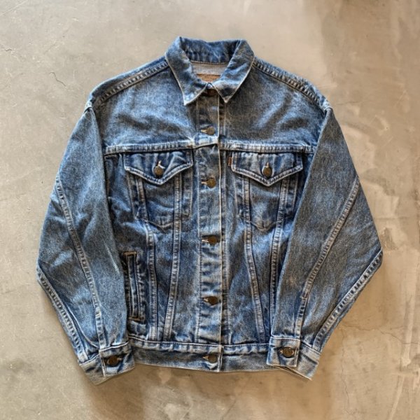 画像1: 【Ladies】80s USA製 Levi's 37405 デニム トラッカージャケット■ビンテージ オールド アメリカ古着 リーバイス レディース 70506 (1)