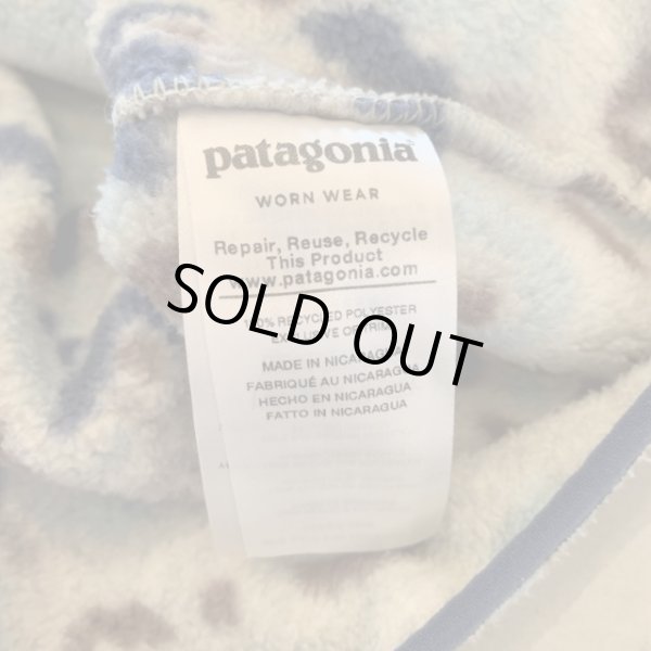 画像7: 【M/L】patagonia スナップT プルオーバー シンチラフリース 総柄■アメリカ古着 パタゴニア (7)