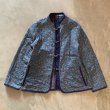 画像9: 【Ladies】UNKNOWN リバーシブルジャケット 紺 総柄 花柄■ビンテージ レトロ アメリカ古着 レディース キルティング チャイナシャツ (9)