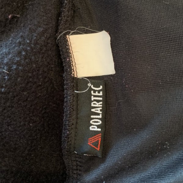 画像7: 【S】USA製 90s LANDS'END パイルフリース ジップジャケット ブラック 黒■ビンテージ オールド アメリカ古着 ランズエンド (7)