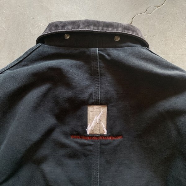 画像10: 【XL/XXL】2000s メキシコ製 carhartt トラディショナルコート ジャケット ブラック 黒■ビンテージ オールド アメリカ古着 カーハート (10)