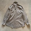 画像8: 【L/XL 16 1/2】60s-70s USA製 Lee マチ付き 長袖ワークシャツ グレー■ビンテージ オールド アメリカ古着 チェトパ コットン (8)