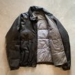 画像8: 【XL/XXL】80s-90s Eddie Bauer オールレザー グースダウンジャケット ブラック 黒■ビンテージ アメリカ古着 革ジャン エディーバウアー (8)