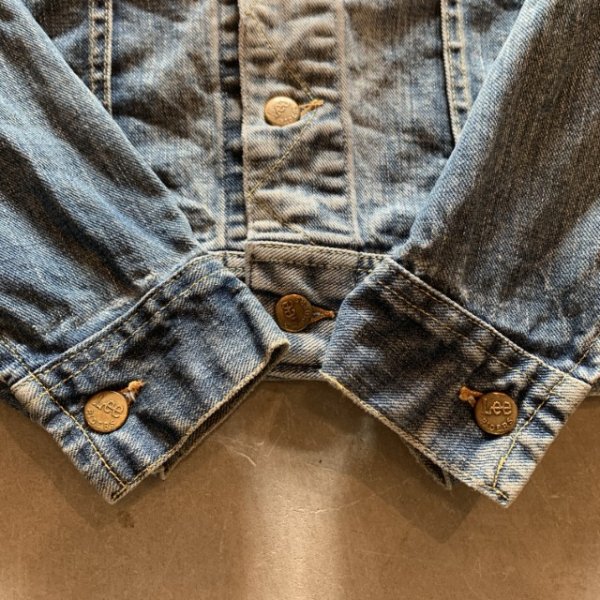 画像7: 【S/M】80s USA製 Lee デニムジャケット ジージャン■ビンテージ オールド レトロ アメリカ古着 リー 153438 101J (7)