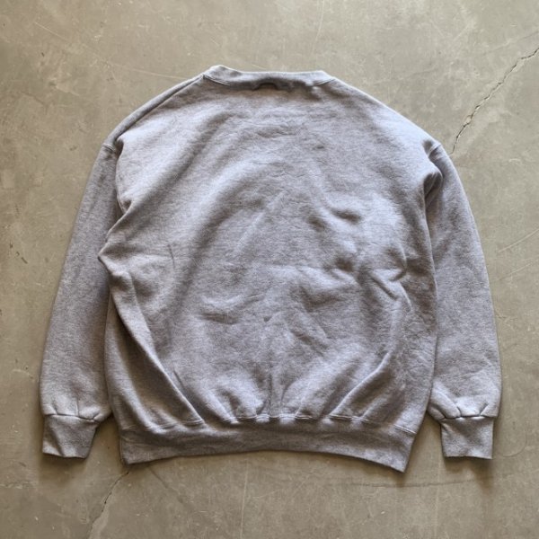 画像8: 【XL】90s USA製 JANSPORT カレッジプリント スウェット グレー■ビンテージ オールド アメリカ古着 トレーナー ジャンスポーツ (8)