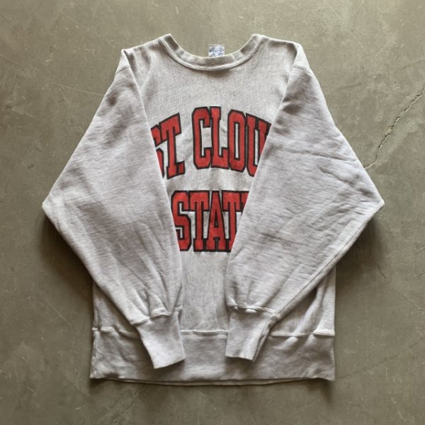 画像6: 【L】90s-2000s メキシコ製 Champion リバースウィーブ カレッジプリントスウェット ライトグレー■ビンテージ アメリカ古着 チャンピオン (6)