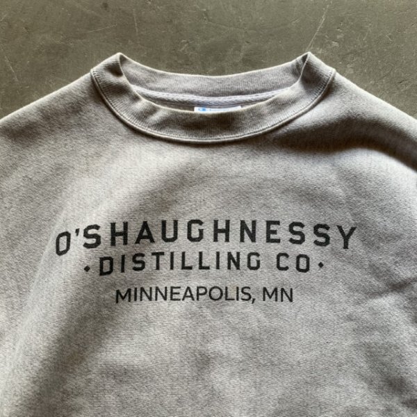 画像2: 【M/L】Champion リバースウィーブ プリントスウェット ライトグレー■アメリカ古着 チャンピオン トレーナー (2)