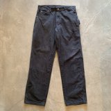 画像: 【W34】Dickies ダック地 ペインターパンツ ブラック 黒■オールド アメリカ古着 ディッキーズ ワークウェア No.2