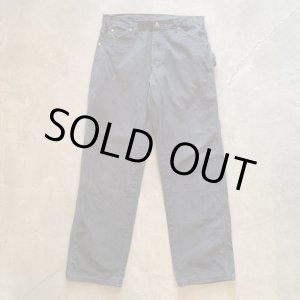 画像: 【W34】Dickies ダック地 ペインターパンツ ブラック 黒■オールド アメリカ古着 ディッキーズ ワークウェア No.2
