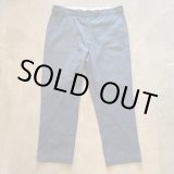 画像: 【W42】90s USA製 Dickies 874 ワークパンツ ネイビー 紺色■ビンテージ オールド アメリカ古着 ディッキーズ タロンジップ