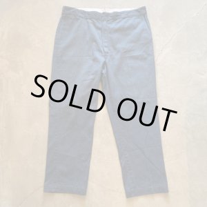 画像: 【W42】90s USA製 Dickies 874 ワークパンツ ネイビー 紺色■ビンテージ オールド アメリカ古着 ディッキーズ タロンジップ