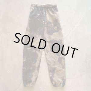 画像: 【M】FRUIT OF THE LOOM ブリーチ スウェットパンツ 総柄■アメリカ古着 フルーツオブザルーム タイダイ