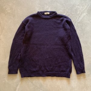 画像: 【L】ROB PAYNTER ウールセーター ニット ネイビー 紺色■ビンテージ オールド レトロ アメリカ古着 ガンジー 90s