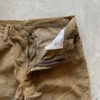 画像3: 【W32(W31)】70s USA製 Wrangler フレア コーデュロイパンツ ブラウン 茶系■ビンテージ オールド アメリカ古着 刺繍 ラングラー (3)