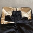 画像5: 【W33】50s-60s UNKNOWN 2タック ウールスラックスパンツ ブラック 黒ストライプ■ビンテージ オールド レトロ アメリカ古着 ロカビリー (5)