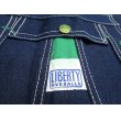 画像4: デッド USA製 LIBERTY デニムオーバーオール W36/ビンテージ (4)