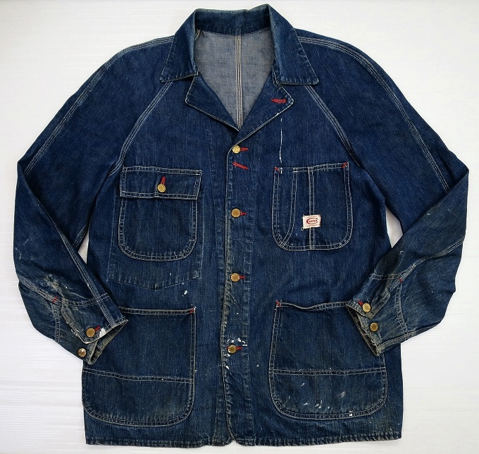 50s COWDEN Coverall カウデン カバーオール ラグラン - ジャケット 