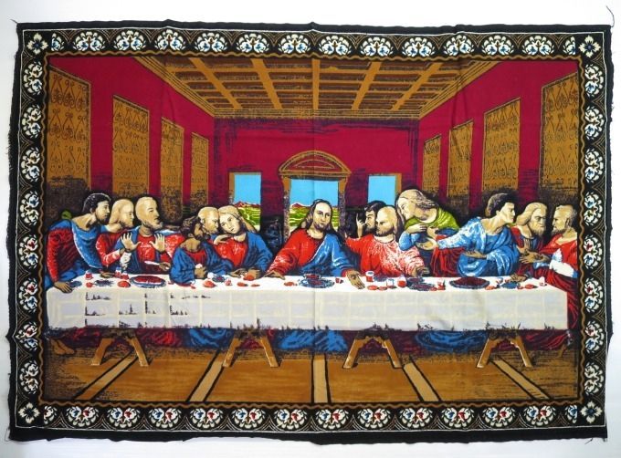 キリスト 最後の晩餐 ラグ 絨毯 大判/ビンテージ カーペット 4 - JACK ...
